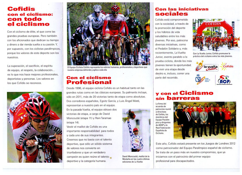 Cofidis con el ciclismo